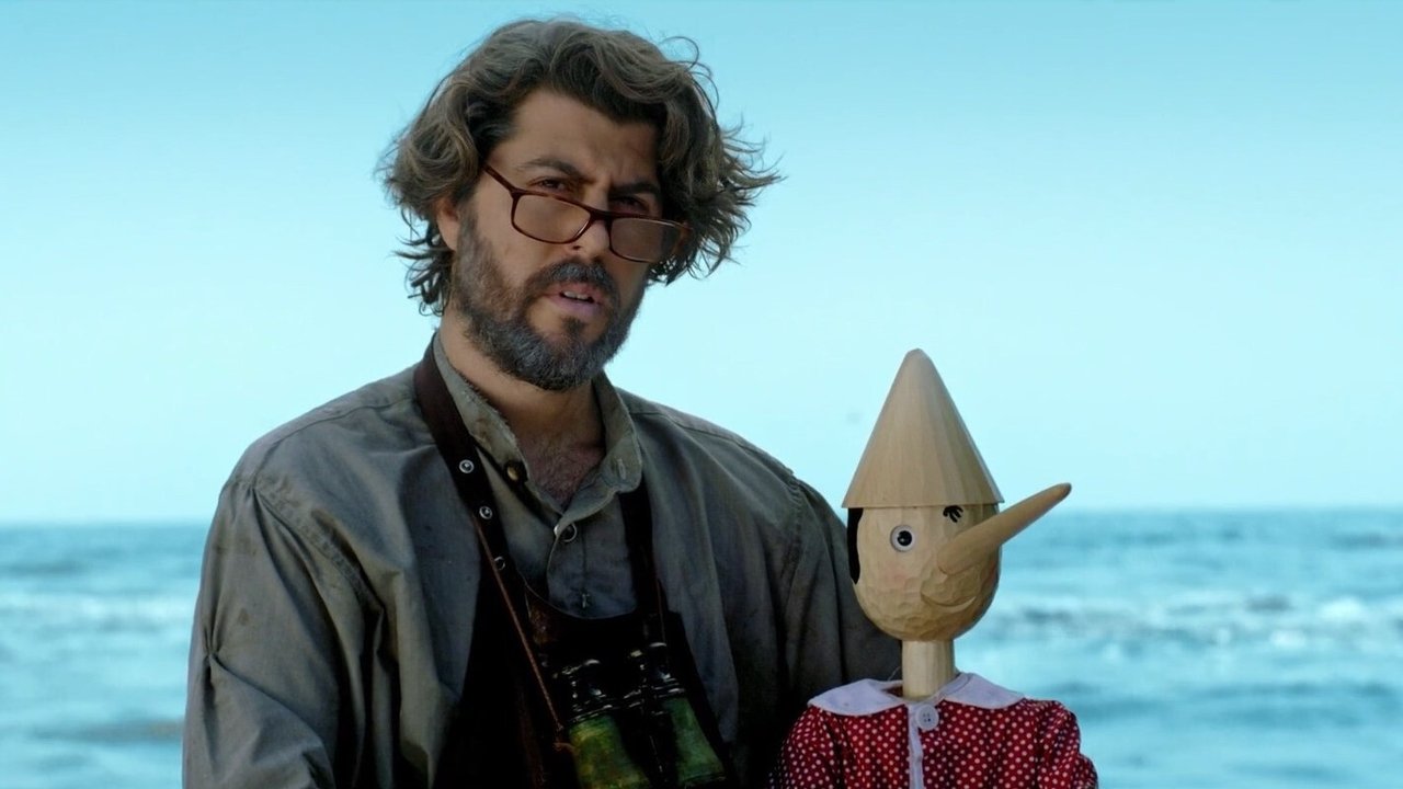 Green Pinocchio backdrop