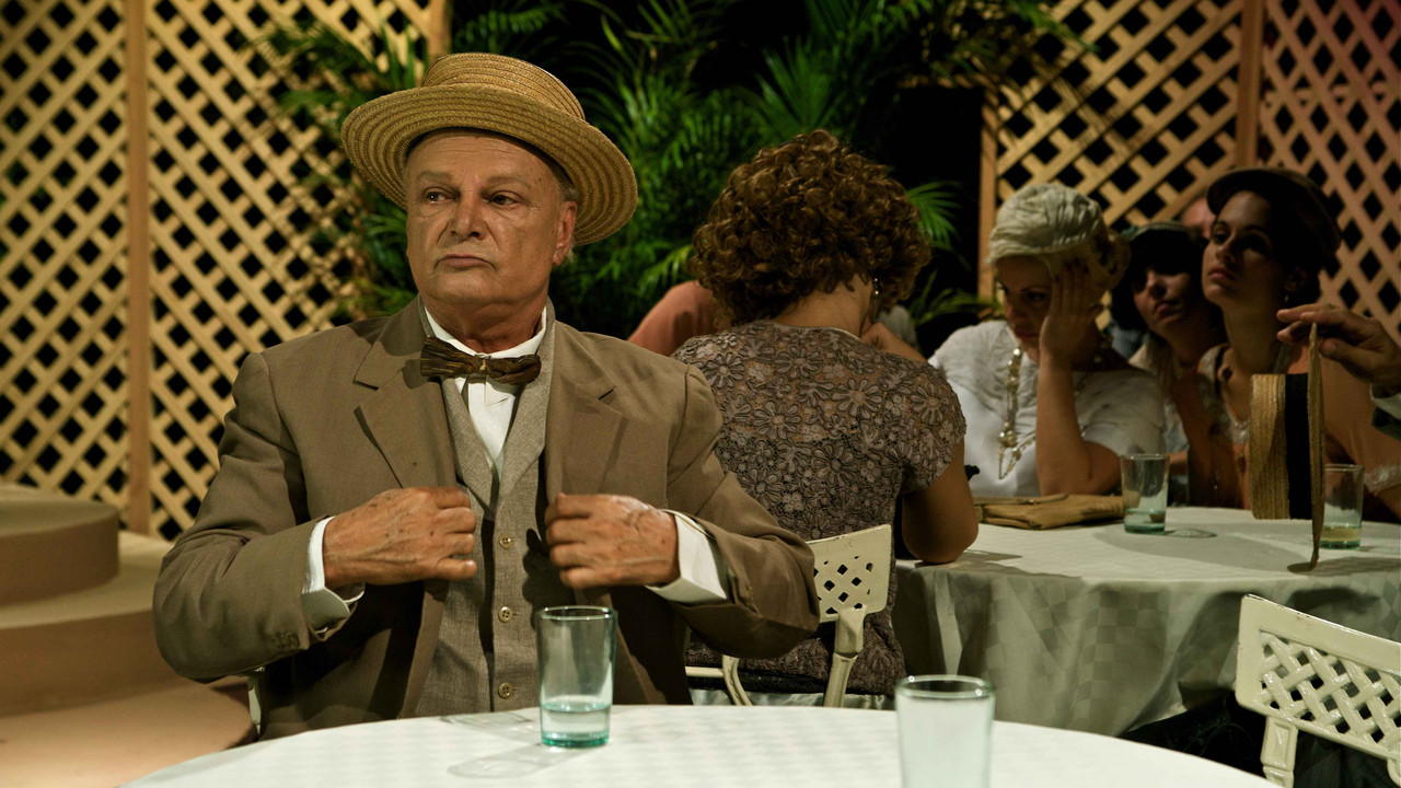 Esther en alguna parte backdrop