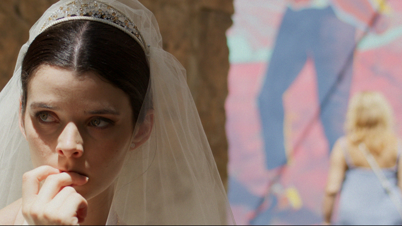 Girls in white never go alone backdrop