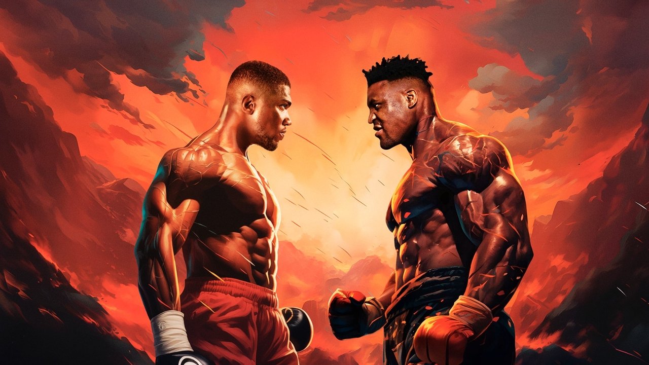 Anthony Joshua vs. Francis Ngannou backdrop