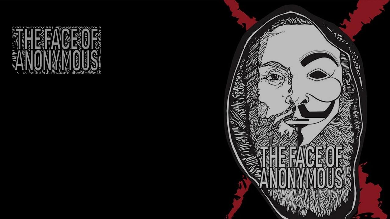 The Face of Anonymous backdrop