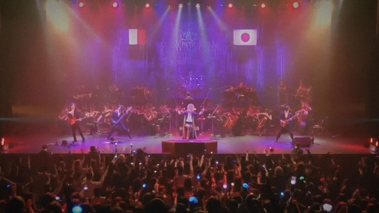 Dream Live "Symphony of The Vampire" KAMIJO with Orchestra backdrop