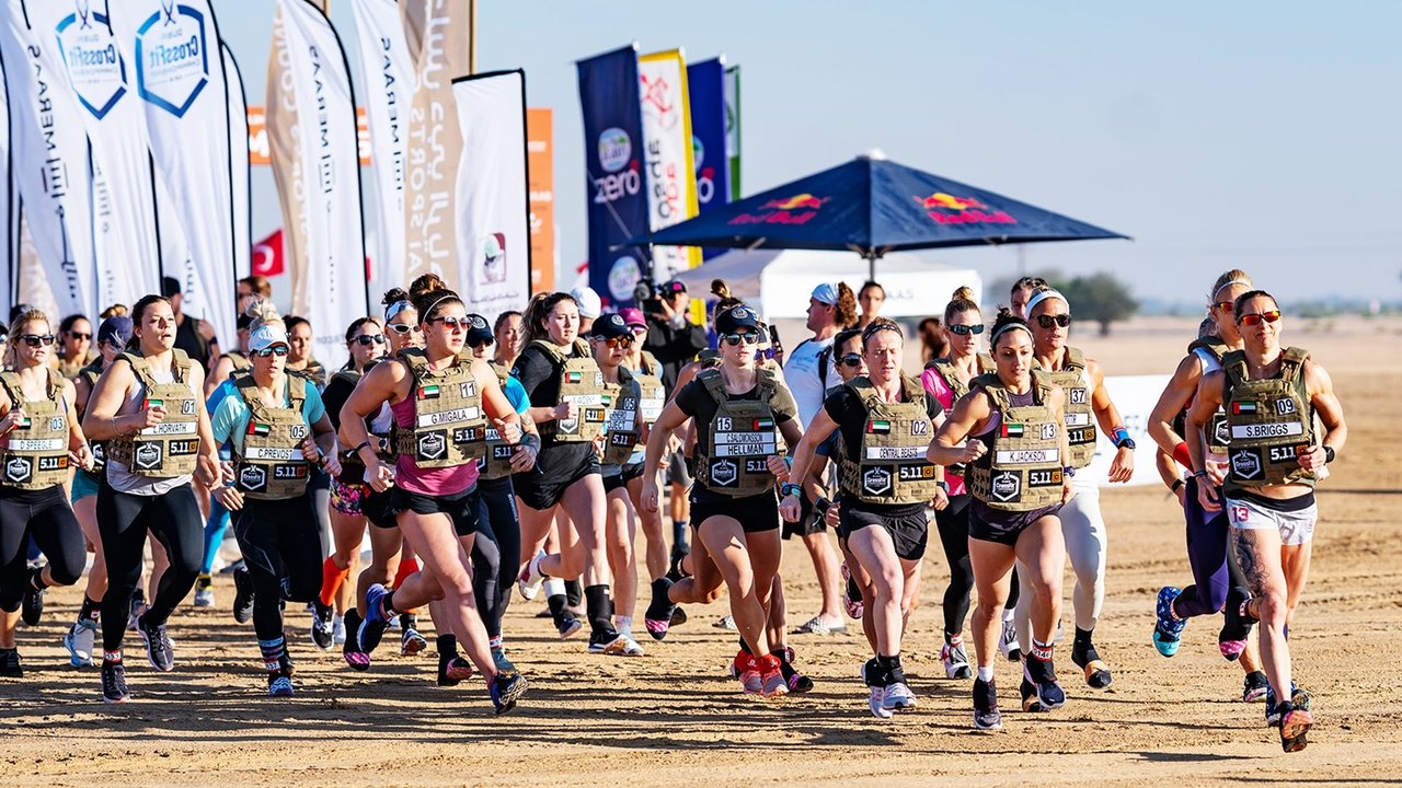 Fittest in Dubai backdrop