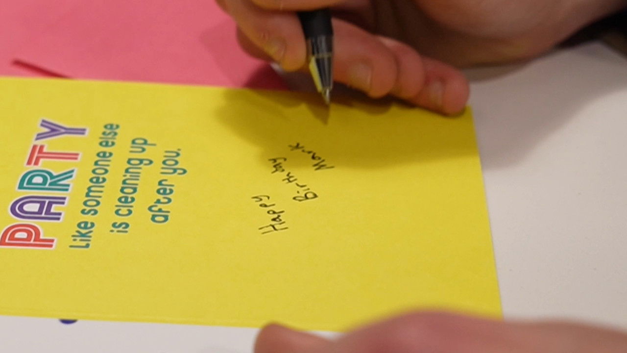 Happy Birthday, Mark backdrop