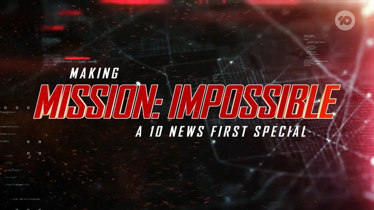 Making Mission: Impossible - A 10 News First Special backdrop