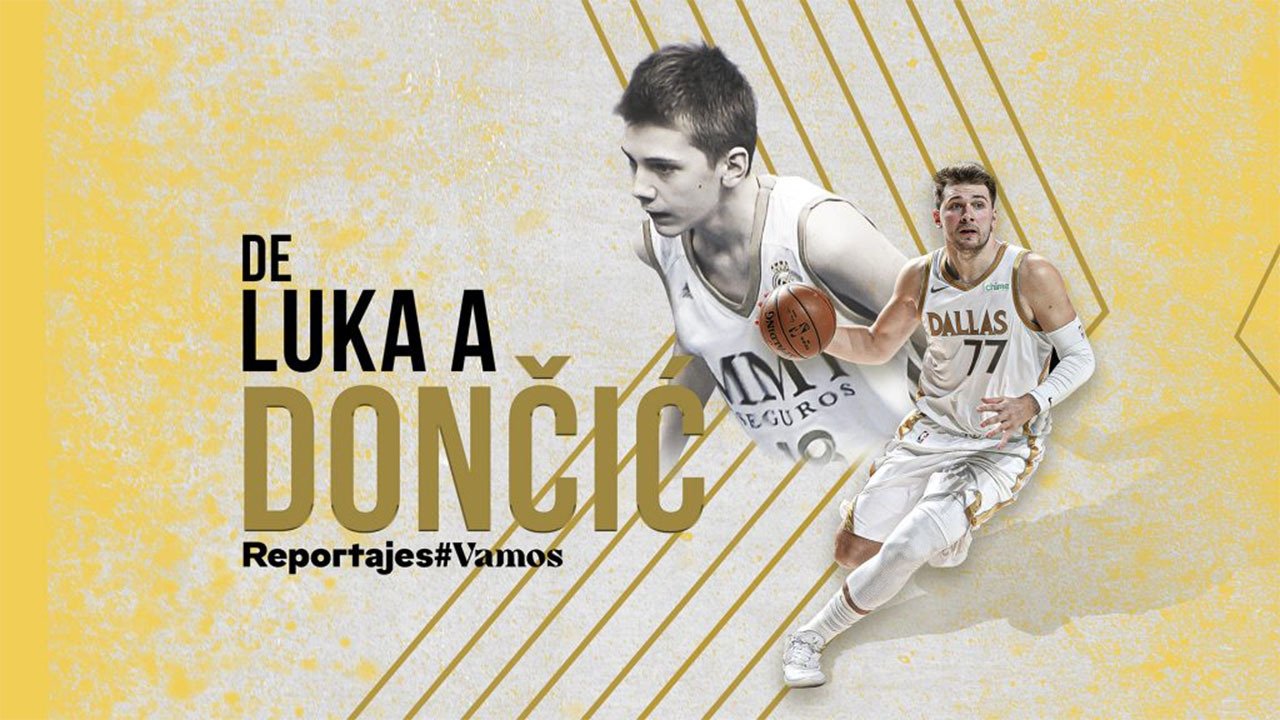 De Luka a Doncic backdrop