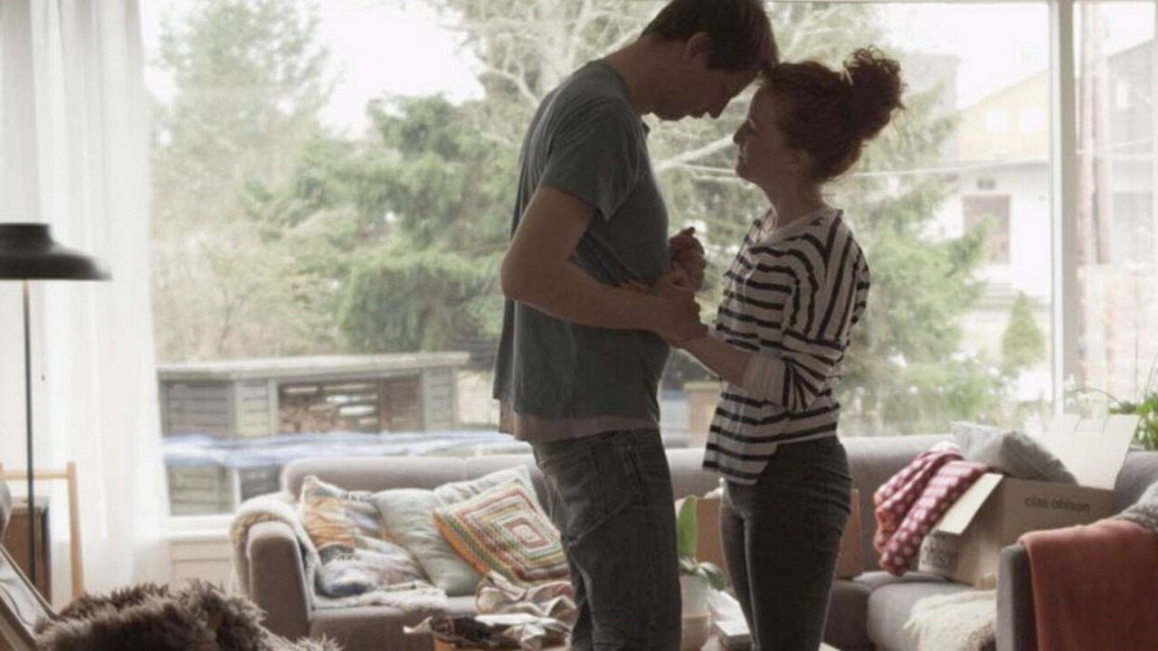 The Almost Man backdrop