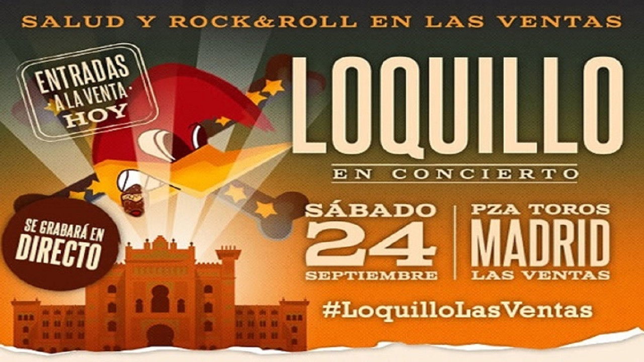 Loquillo: Salud y Rock and Roll (Las Ventas) backdrop