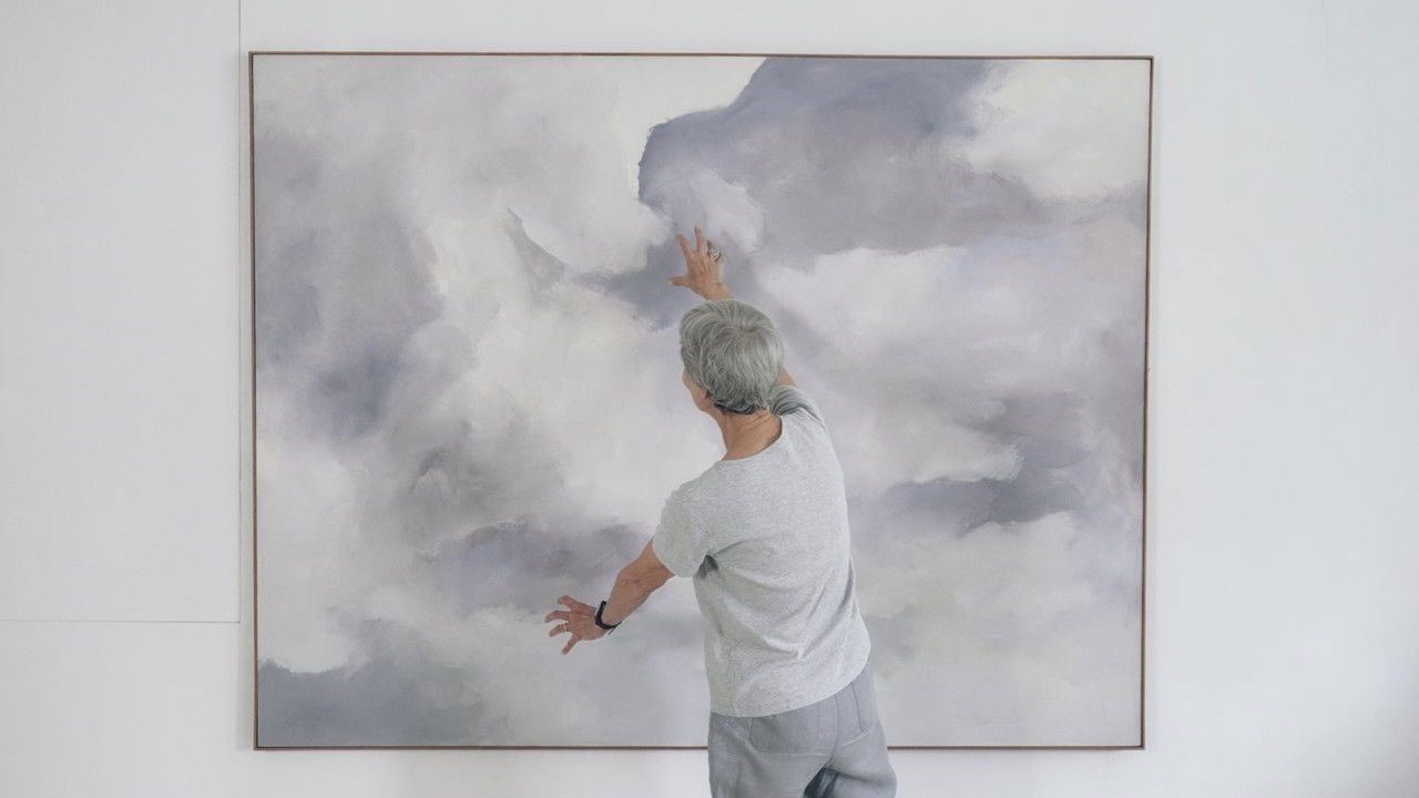 Woman in the Sky backdrop