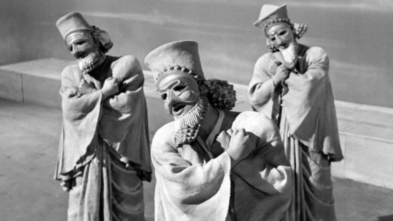 The Persians backdrop