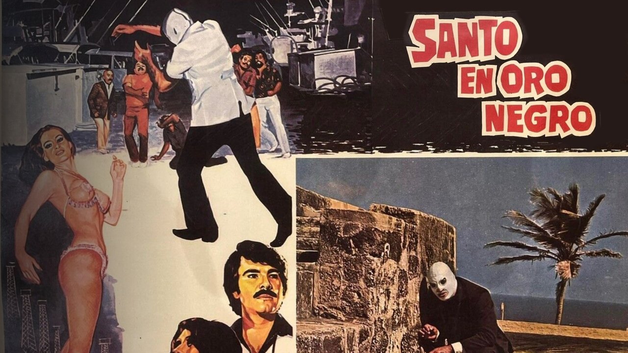 Night of San Juan: Santo in Black Gold backdrop