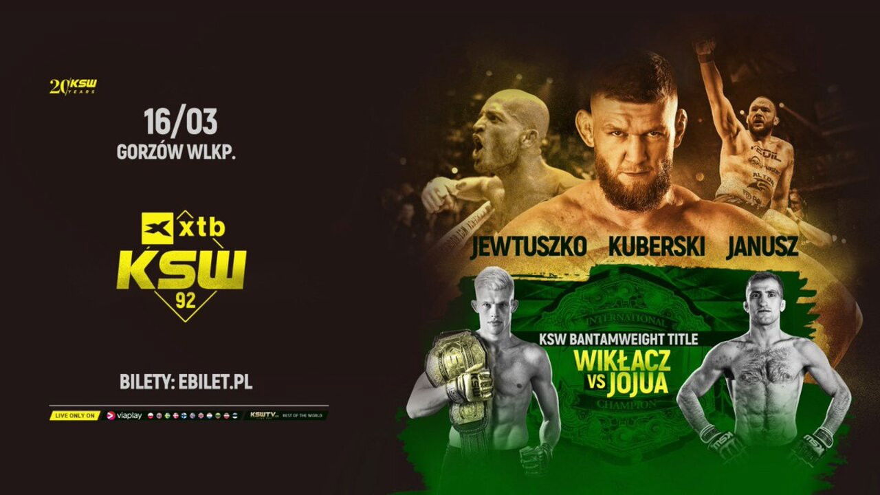 KSW 92: Wiklacz vs. Jojua backdrop