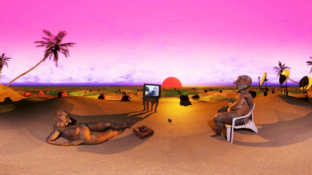 8 Billion Selves backdrop