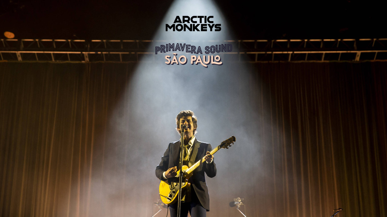 Arctic Monkeys at Primavera Sound São Paulo 2022 backdrop