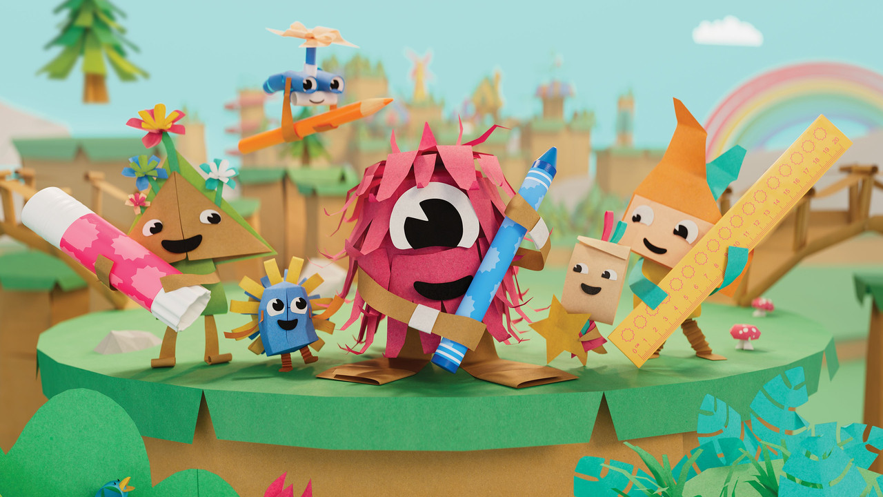 Pop Paper City backdrop