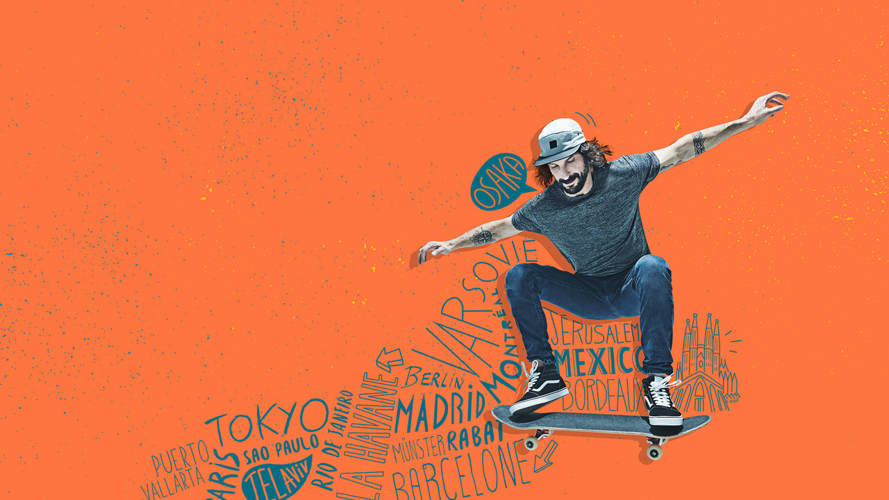 Skate the World backdrop