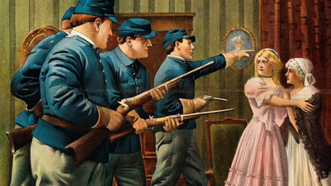 A War Time Romance backdrop