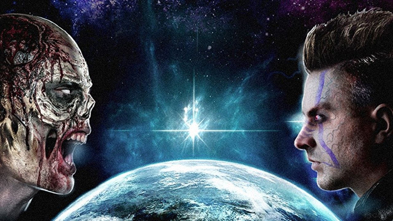 Alien Vs. Zombies backdrop