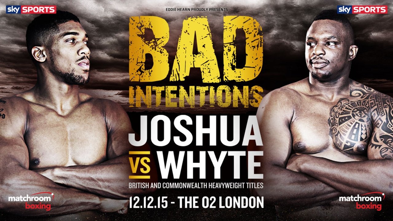 Anthony Joshua vs. Dillian Whyte backdrop