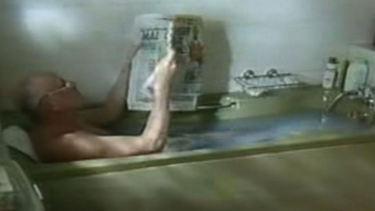 Victor In The Bath backdrop