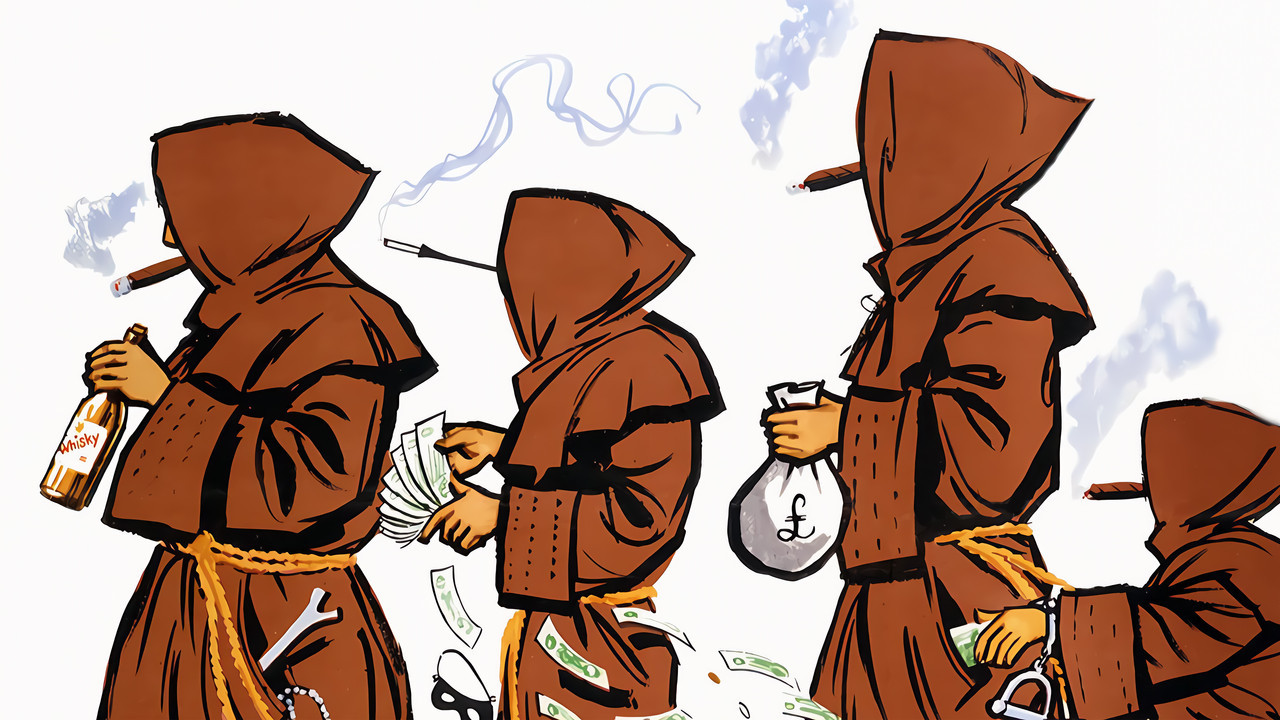 Crooks in Cloisters backdrop