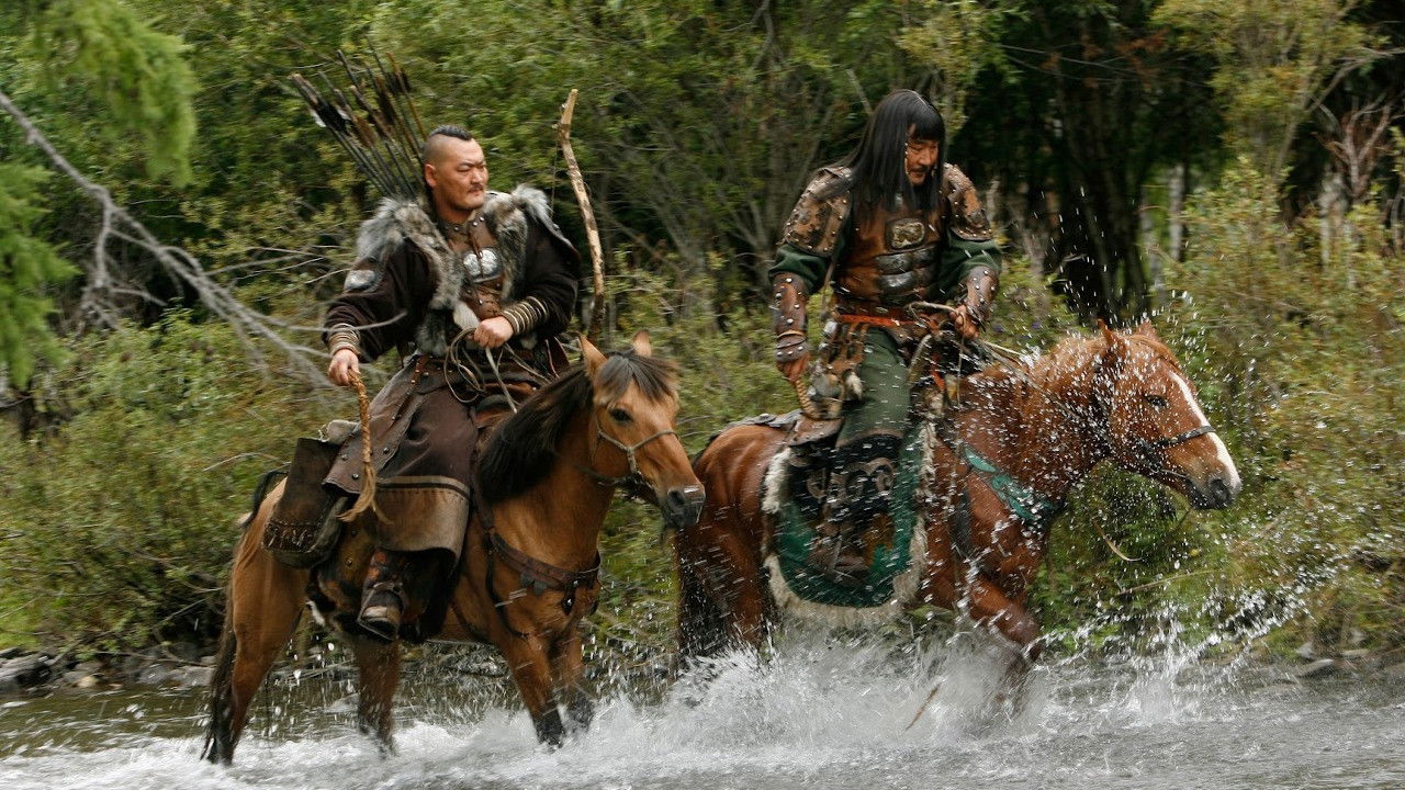 No Right to Die: Chinggis Khaan backdrop