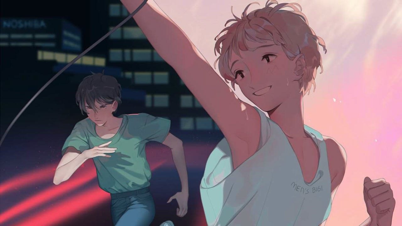 Be-Boy Kidnapp'n Idol backdrop