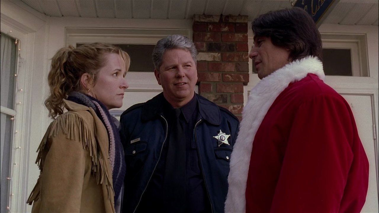 Stealing Christmas backdrop