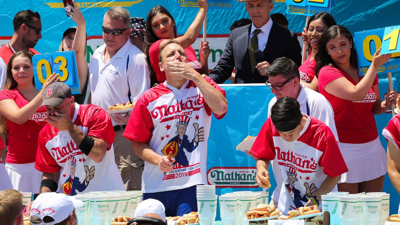 Nathan's Hot Dog Eating Contest backdrop