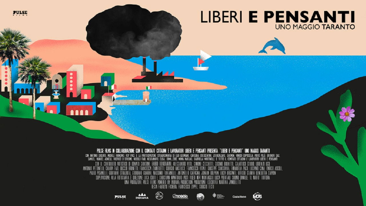 Liberi e pensanti - Uno maggio Taranto backdrop