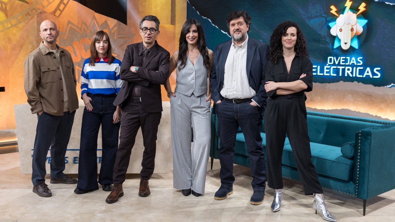 Ovejas eléctricas backdrop