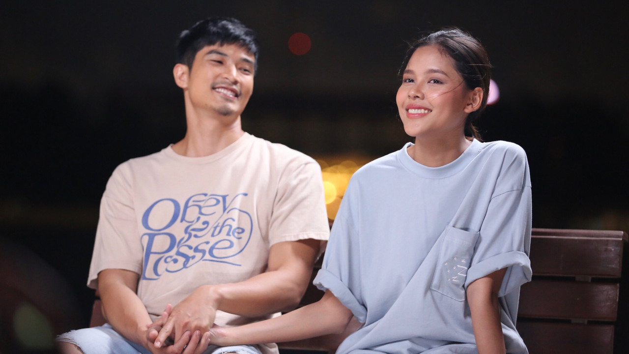 Luckily in Love backdrop