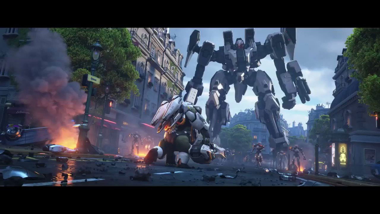 Overwatch Animated Short "Zero Hour" backdrop