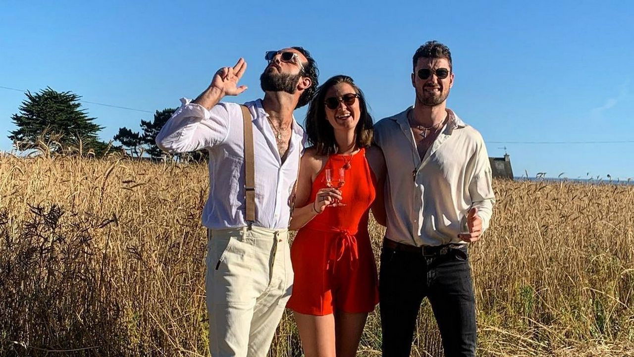 The Hangover Club - Leather and Stone backdrop