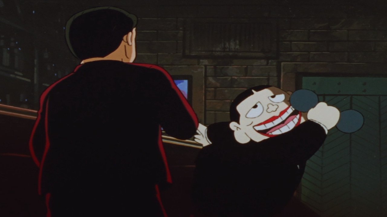 The Laughing Salesman backdrop