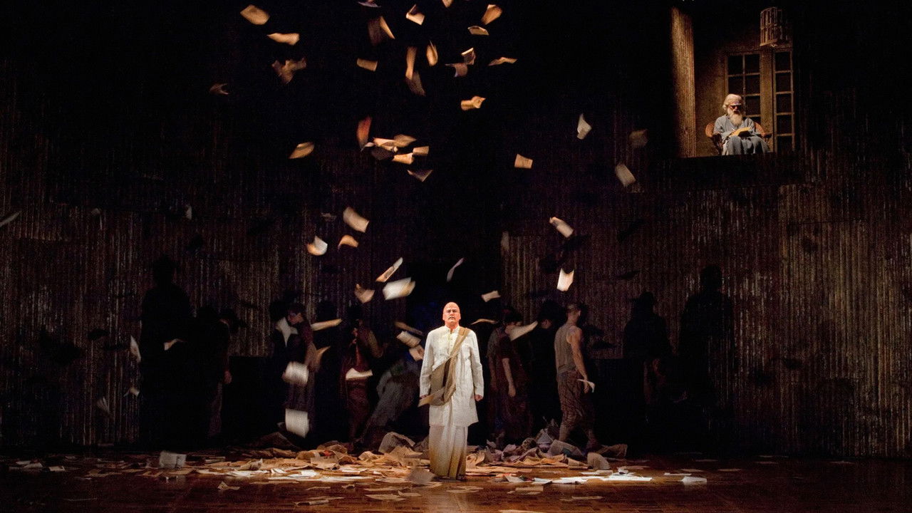 Philip Glass: Satyagraha backdrop