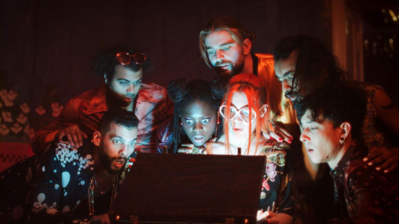 Sheer And Loving With Las Bangers backdrop