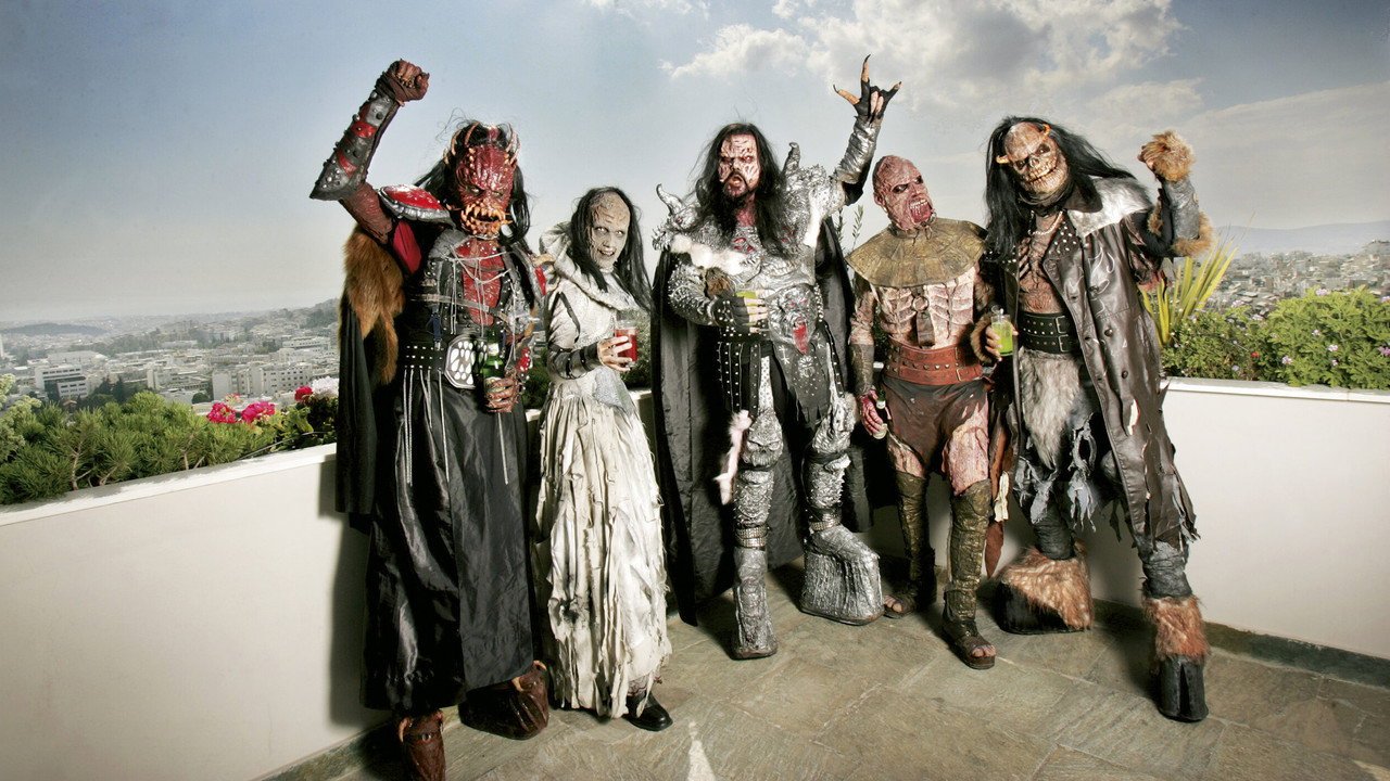 Lordi - Bringing back the balls to Stockholm og The opening night backdrop