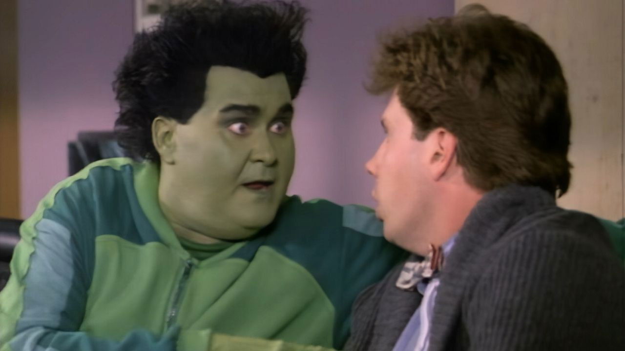 Martians Go Home backdrop