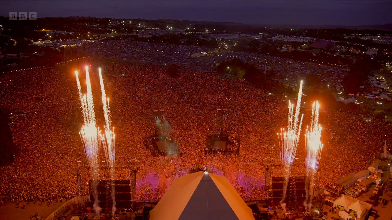 Glastonbury 2024 backdrop