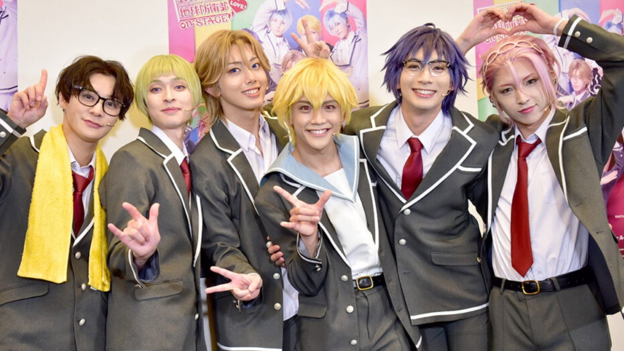 Cute High Earth Defense Club LOVE! LOVE! on STAGE backdrop