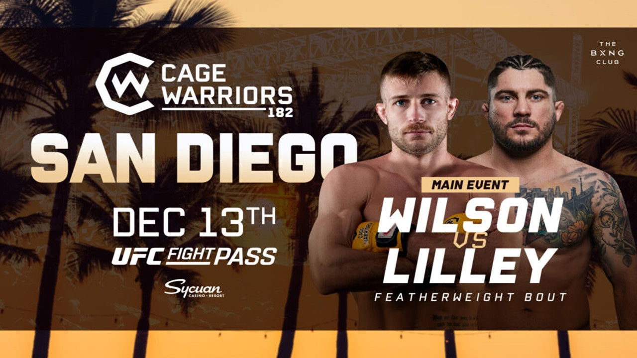 Cage Warriors 182: San Diego backdrop