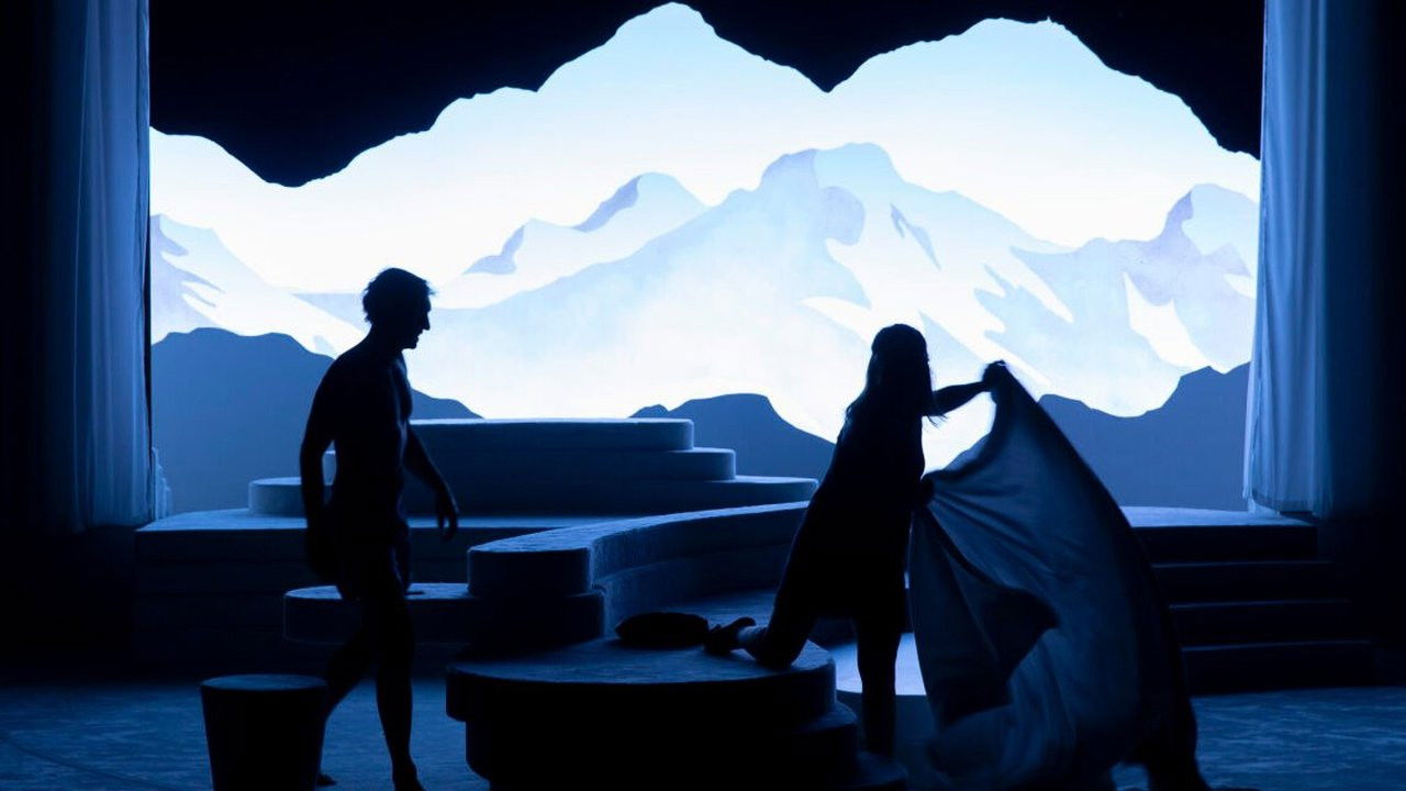 Snow thérapie backdrop