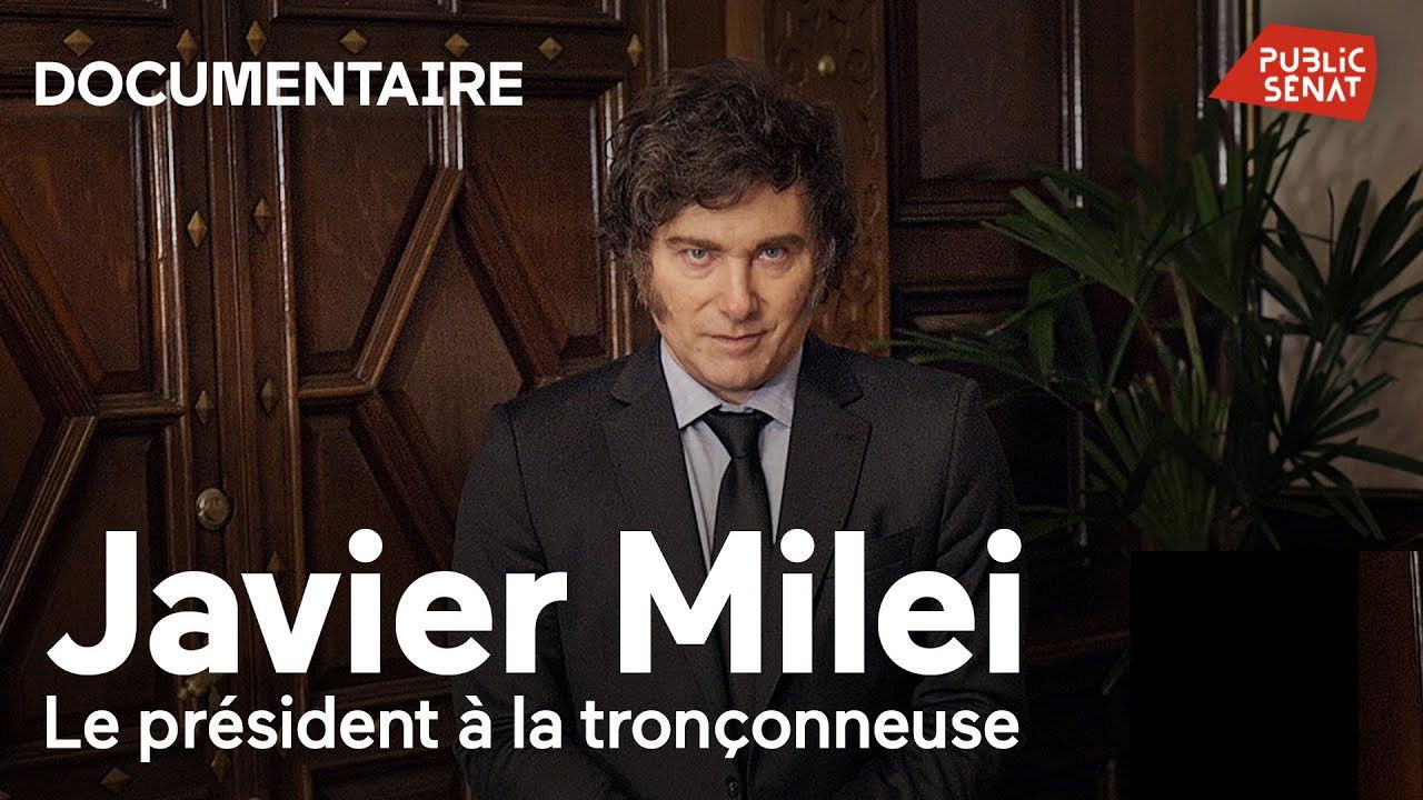 Javier Milei, le président à la tronçonneuse backdrop