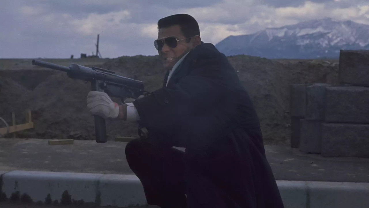 The Machine Gun Dragon backdrop