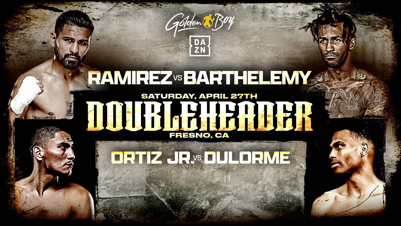Jose Ramirez vs. Rances Barthelemy backdrop