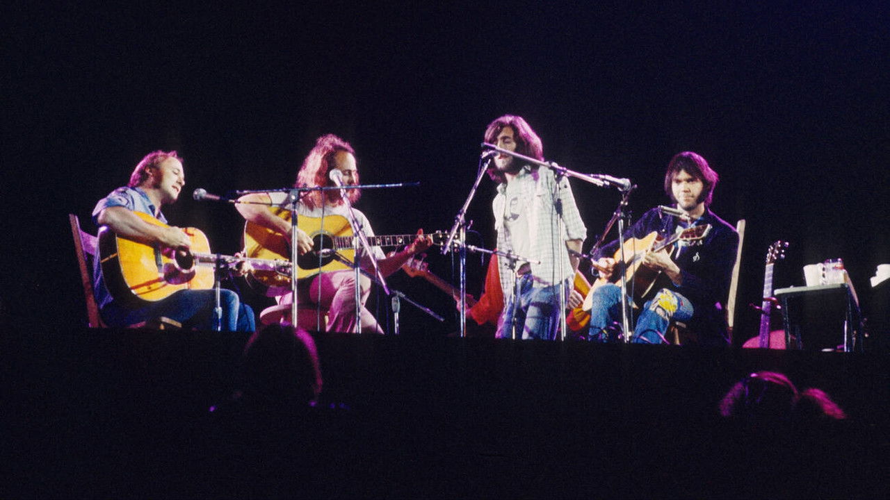 Crosby, Stills, Nash & Young - Live in Wembley 1974 backdrop