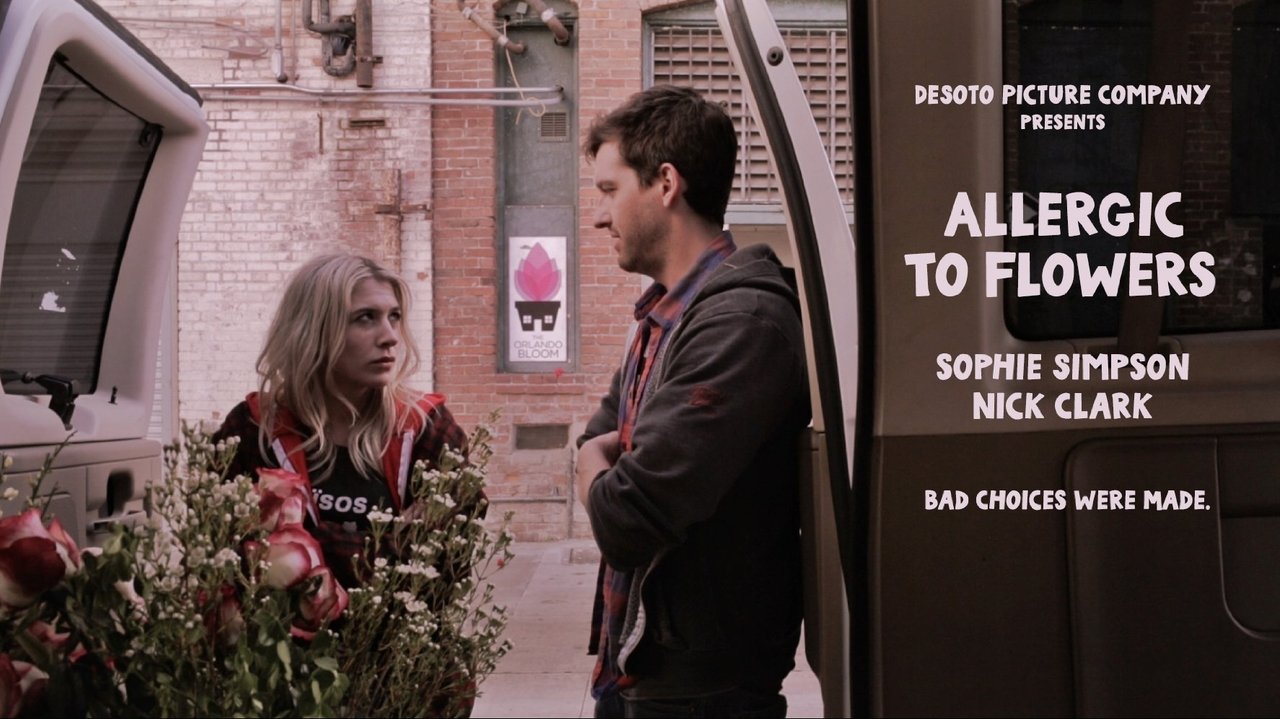 Allergic to Flowers backdrop