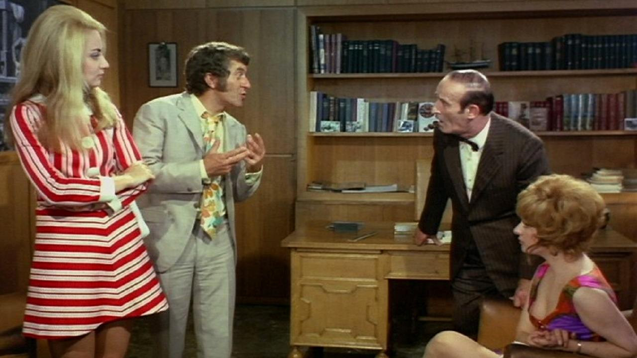 Two Modern Revelers backdrop