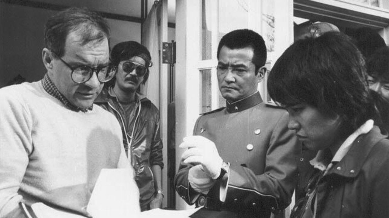 Mishima: A Life in Four Chapters backdrop